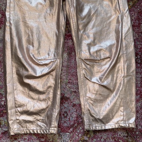 We The Free Moxie Metallic Barrel Jeans - Picture 4 of 5